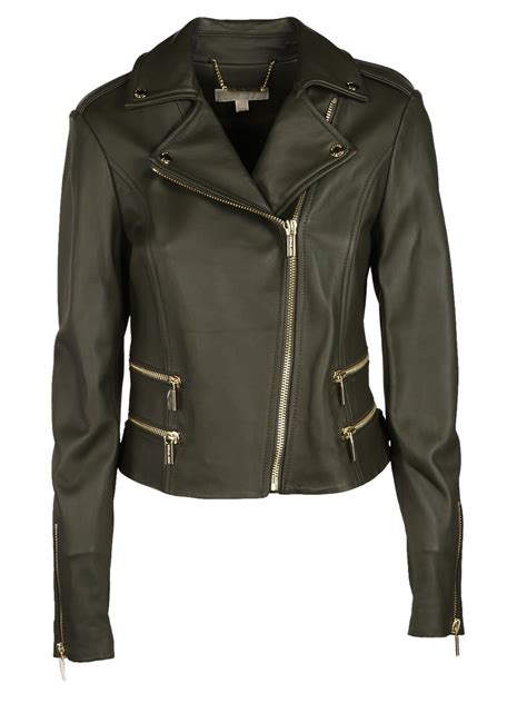 theoutnet green biker jacket michael kors|michael kors outlet sale.